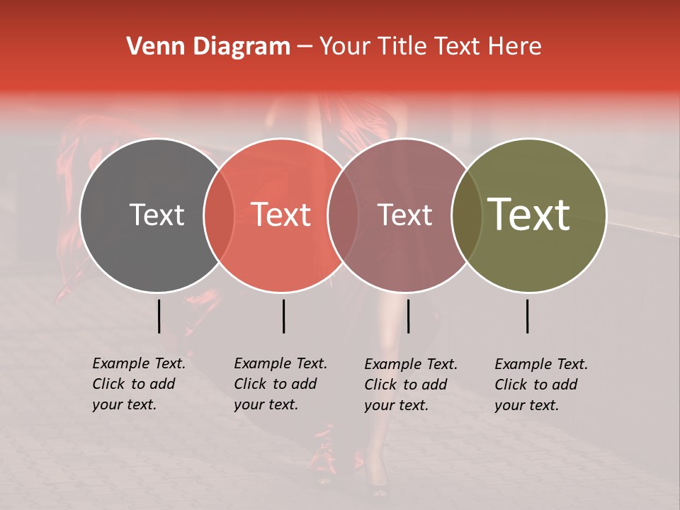 Scarlet Passion Model PowerPoint Template