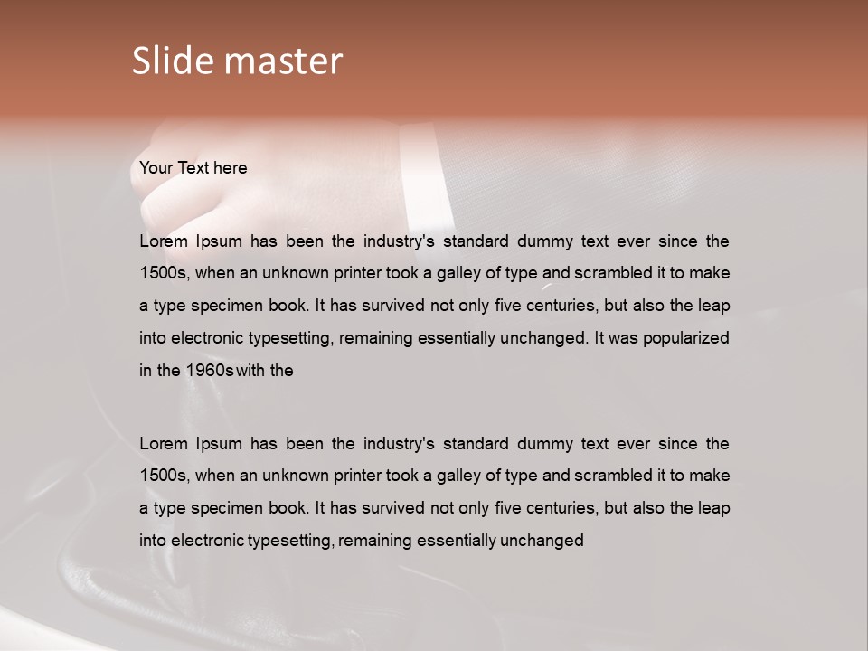 Blue Design Power PowerPoint Template