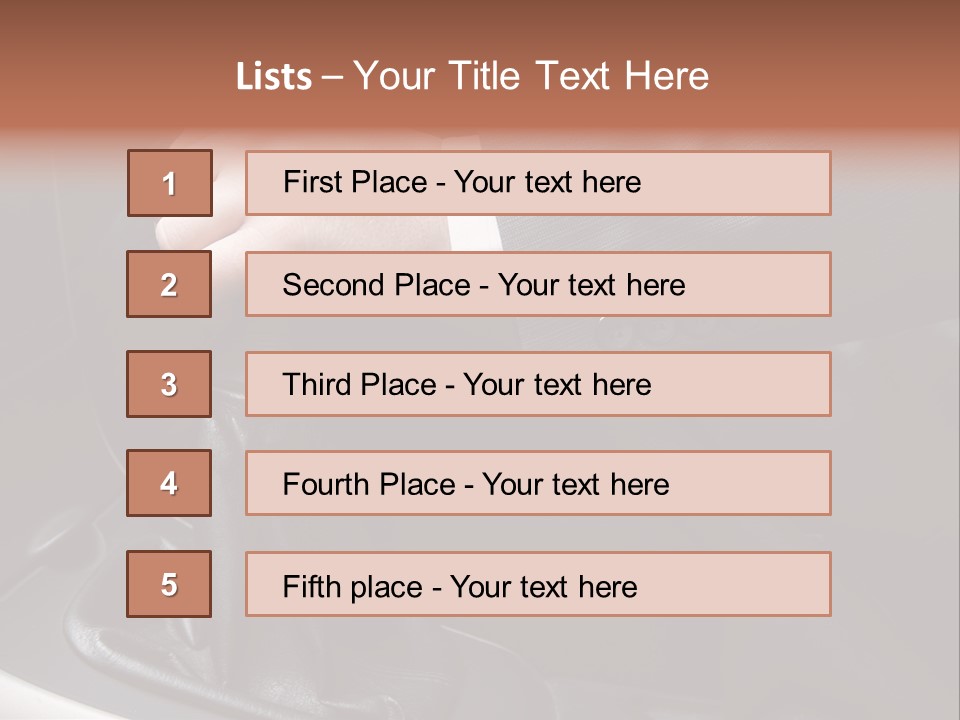 Blue Design Power PowerPoint Template