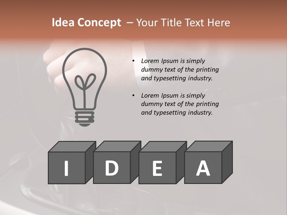 Blue Design Power PowerPoint Template