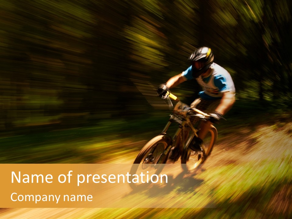 Exercise Pan Ride PowerPoint Template