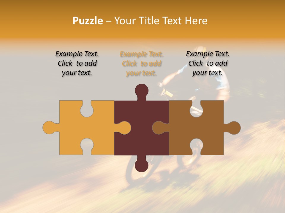 Exercise Pan Ride PowerPoint Template