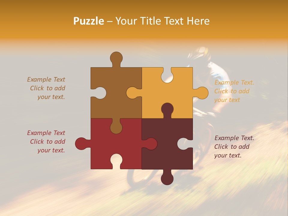 Exercise Pan Ride PowerPoint Template