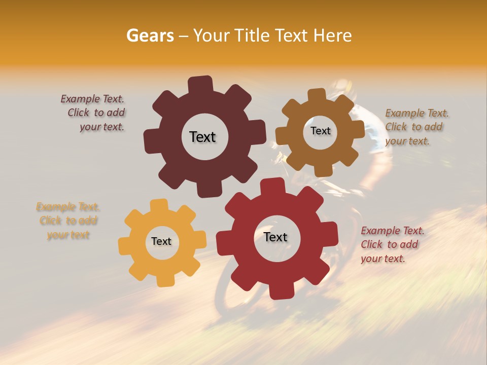 Exercise Pan Ride PowerPoint Template