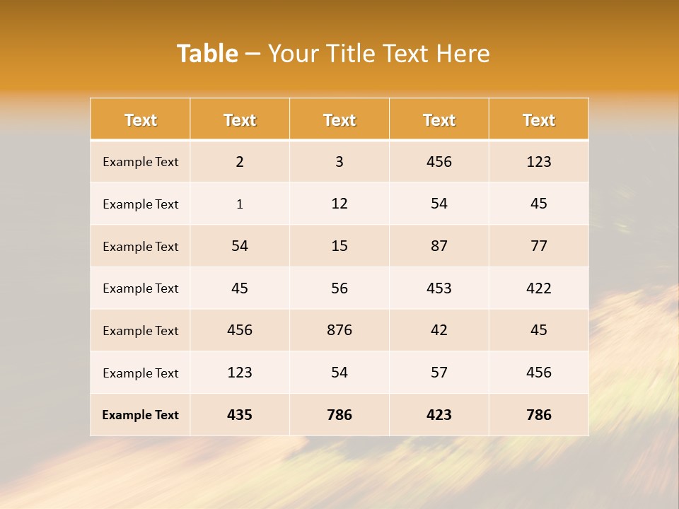 Exercise Pan Ride PowerPoint Template
