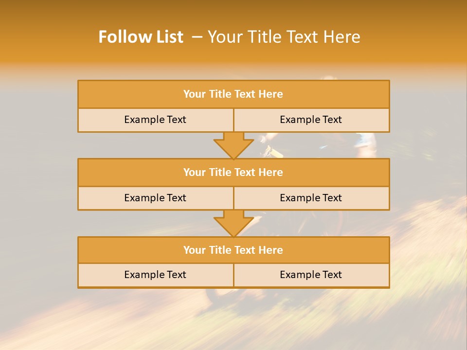 Exercise Pan Ride PowerPoint Template