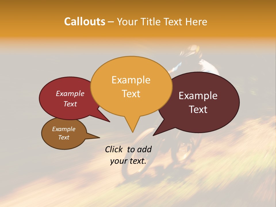 Exercise Pan Ride PowerPoint Template