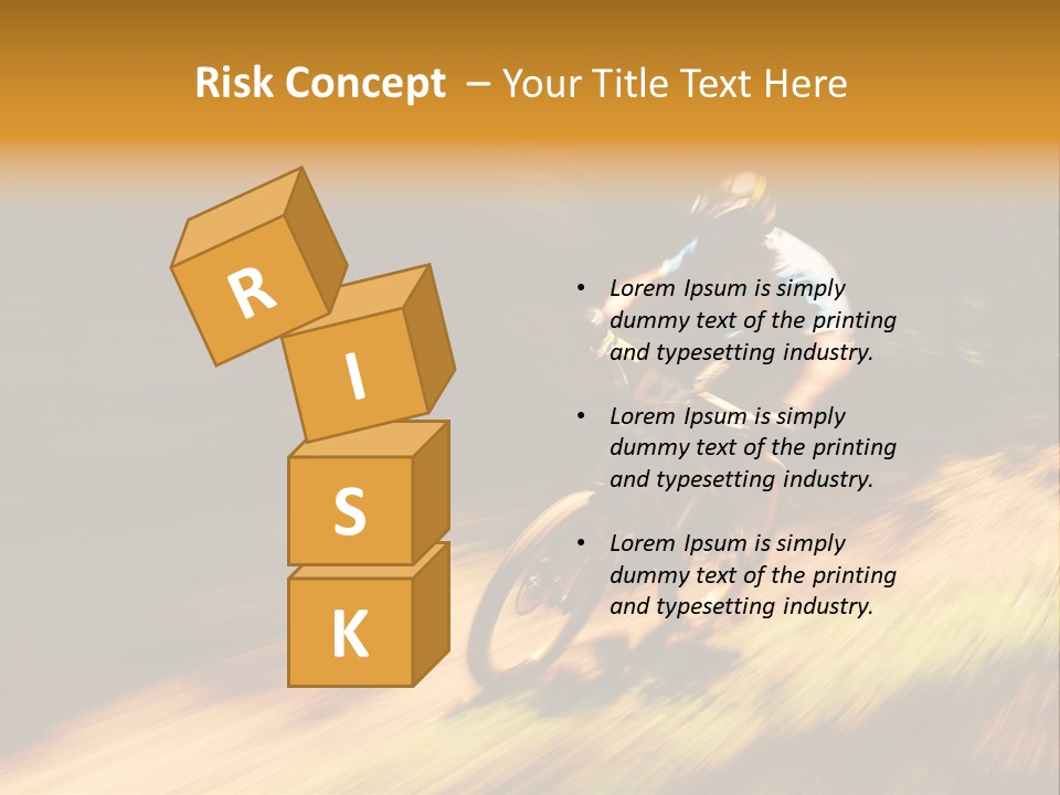 Exercise Pan Ride PowerPoint Template