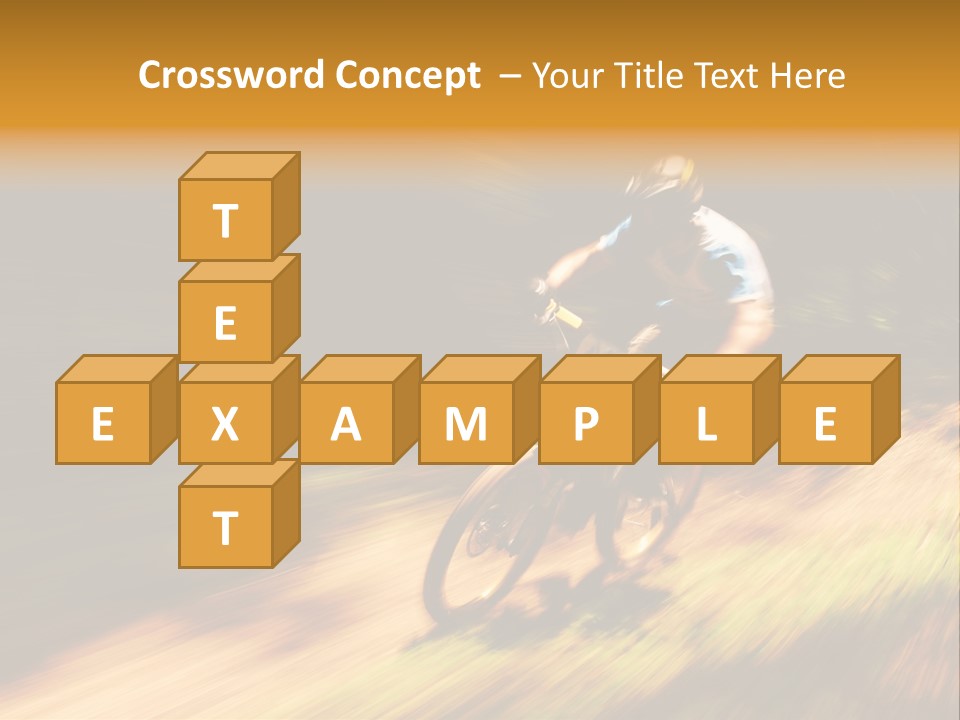 Exercise Pan Ride PowerPoint Template