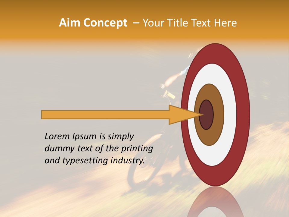 Exercise Pan Ride PowerPoint Template