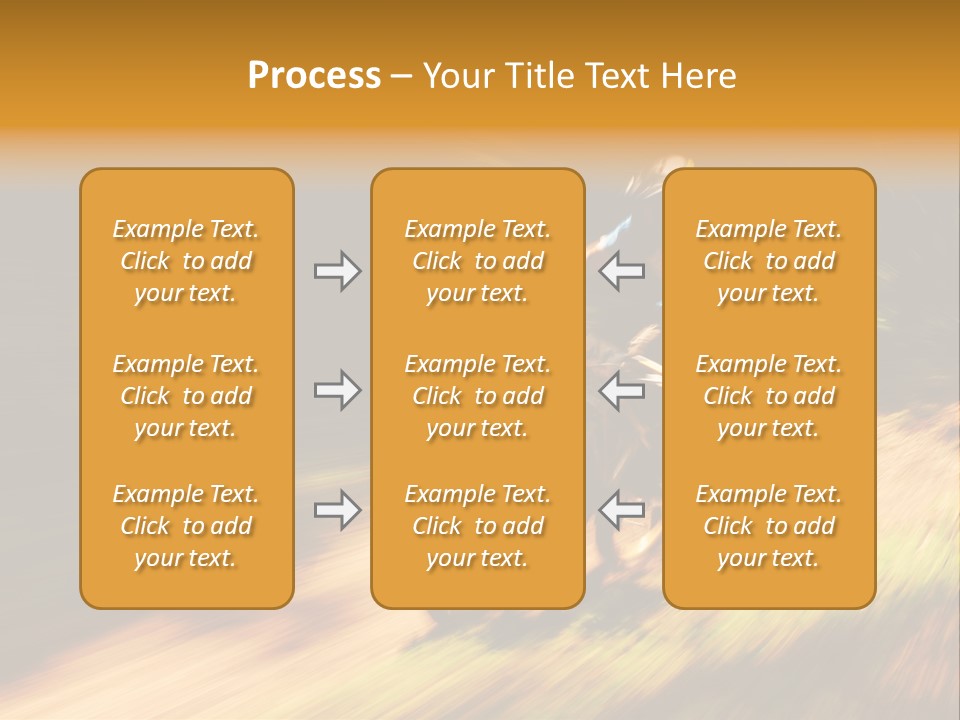 Exercise Pan Ride PowerPoint Template