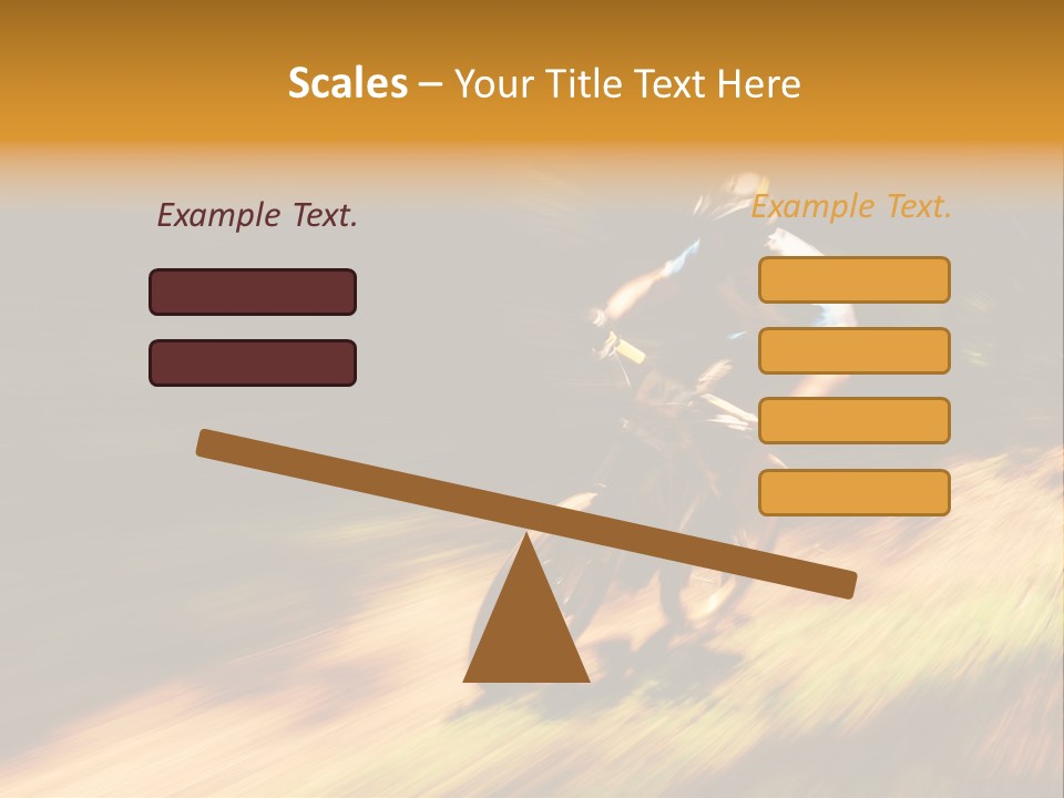 Exercise Pan Ride PowerPoint Template