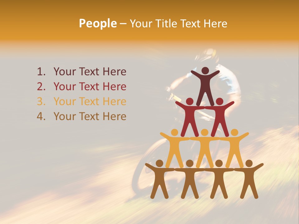 Exercise Pan Ride PowerPoint Template