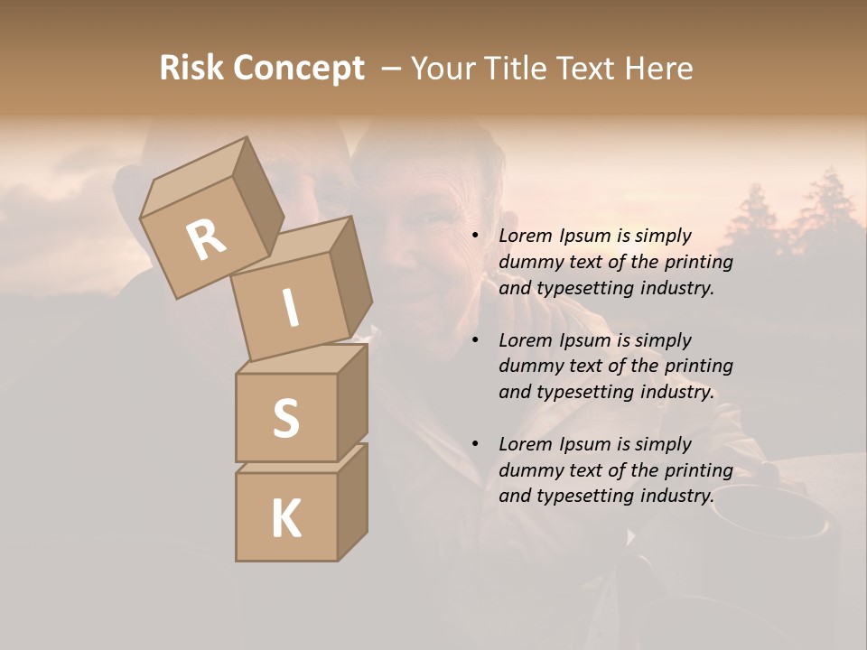 Man Companionship Sunrise PowerPoint Template