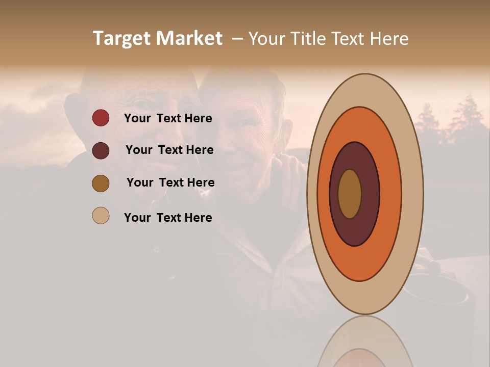 Man Companionship Sunrise PowerPoint Template