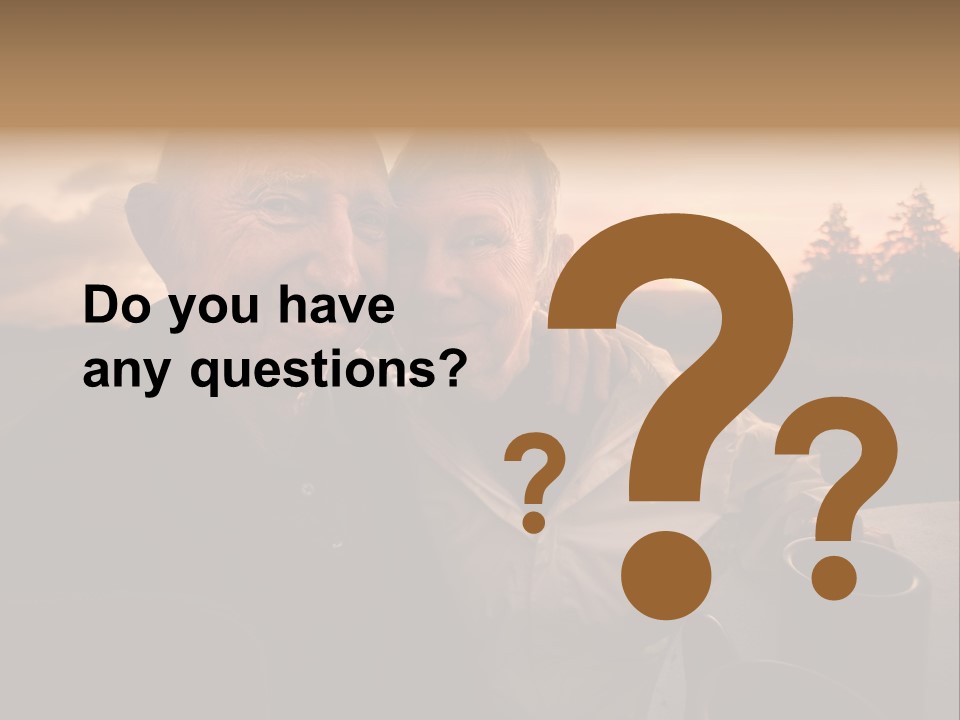 Man Companionship Sunrise PowerPoint Template