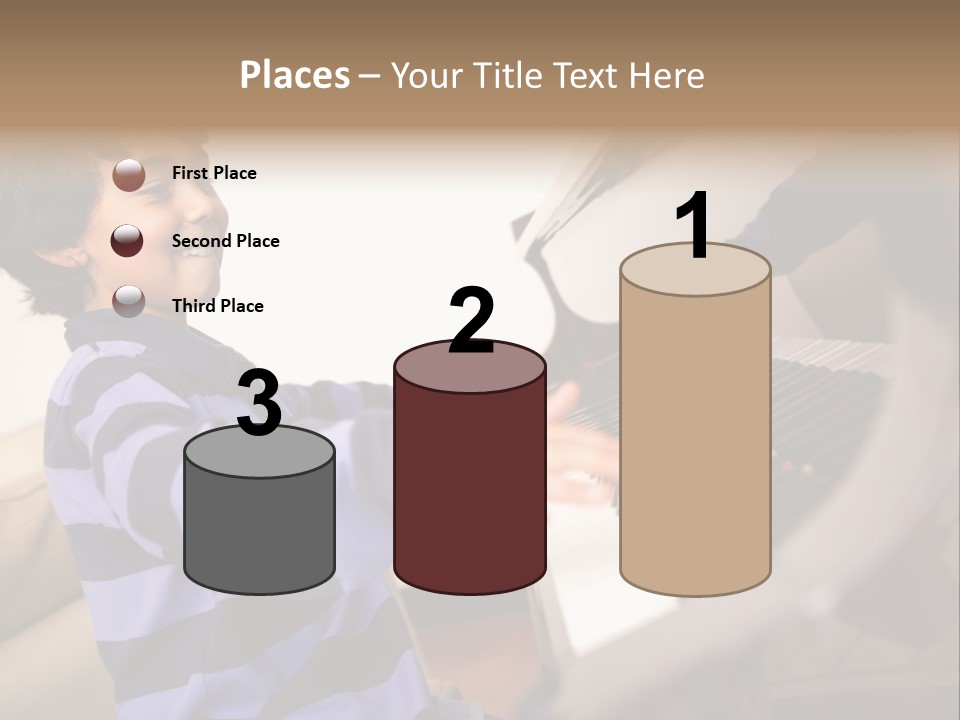 Person Casual Cheerful PowerPoint Template