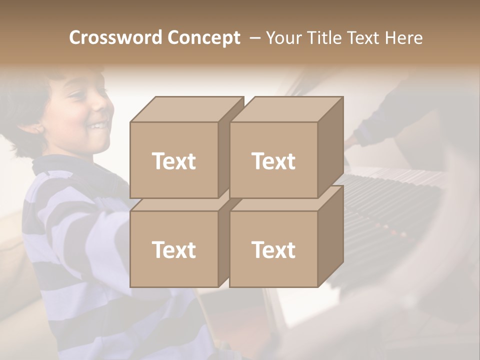 Person Casual Cheerful PowerPoint Template