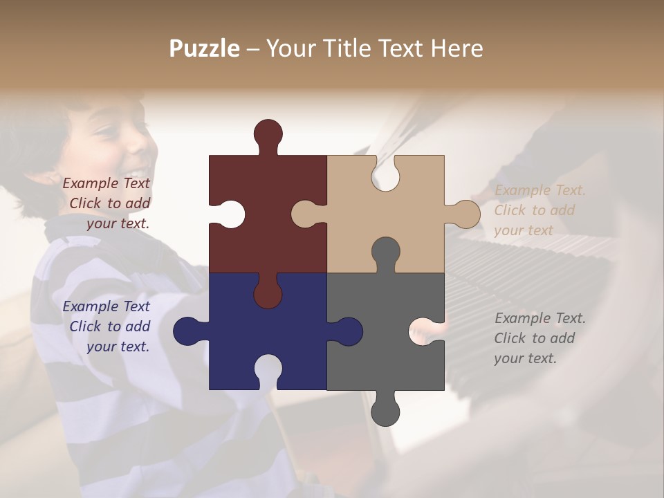 Person Casual Cheerful PowerPoint Template