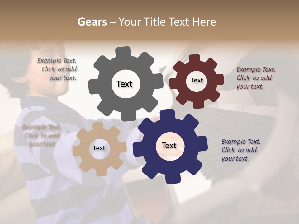 Person Casual Cheerful PowerPoint Template