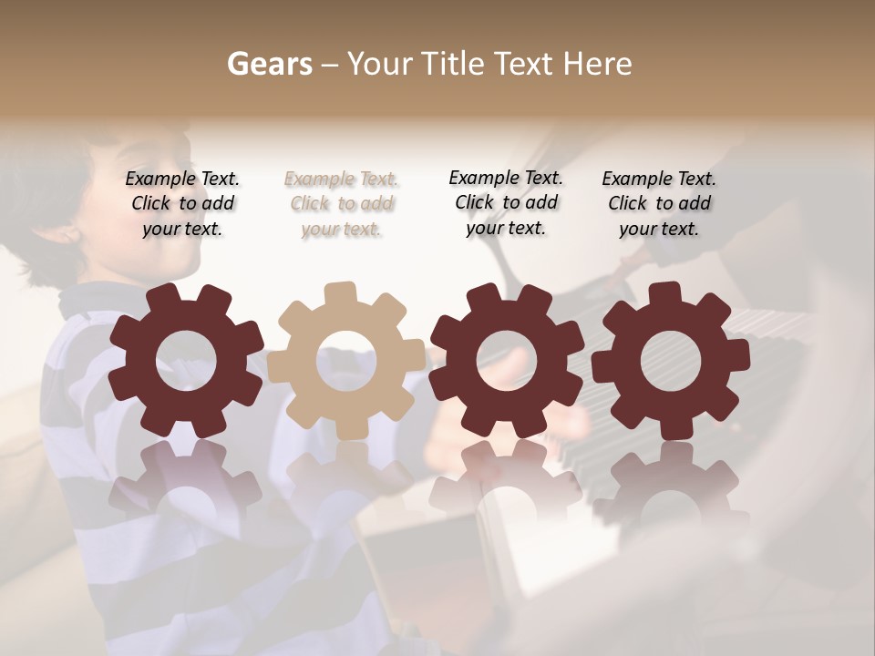 Person Casual Cheerful PowerPoint Template