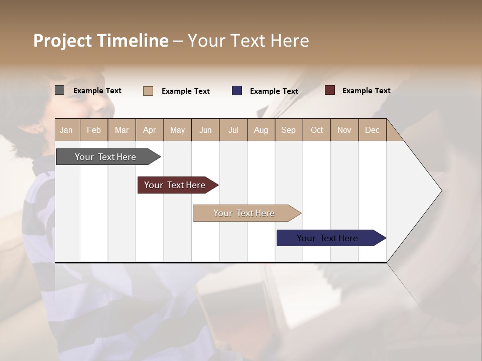 Person Casual Cheerful PowerPoint Template