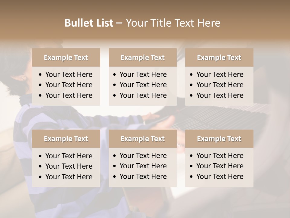 Person Casual Cheerful PowerPoint Template