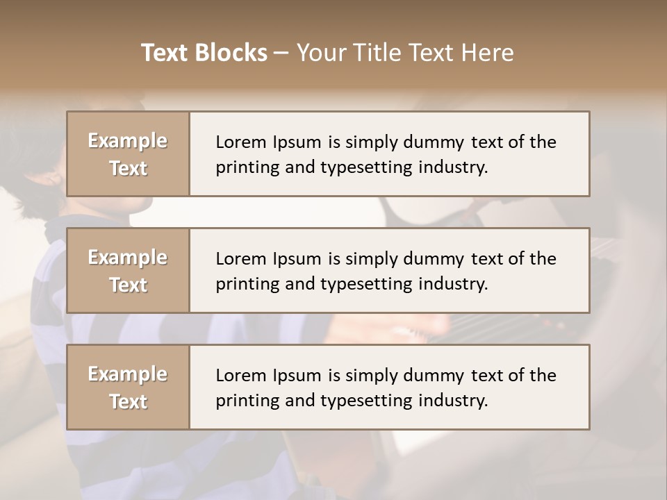 Person Casual Cheerful PowerPoint Template