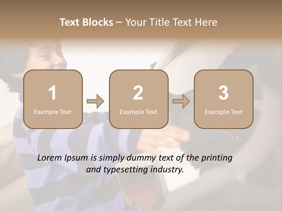 Person Casual Cheerful PowerPoint Template
