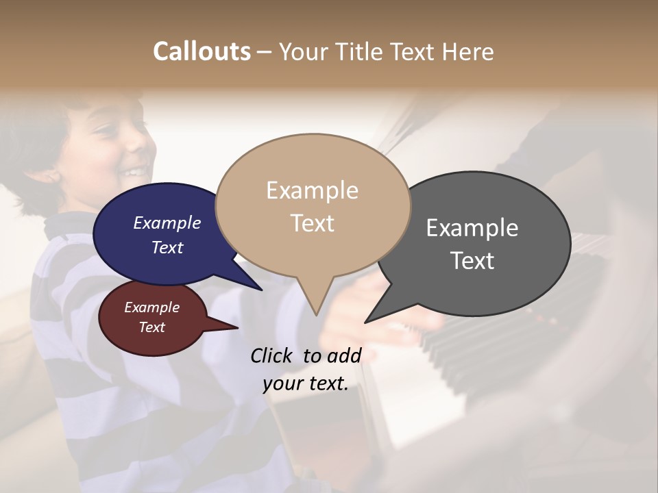 Person Casual Cheerful PowerPoint Template