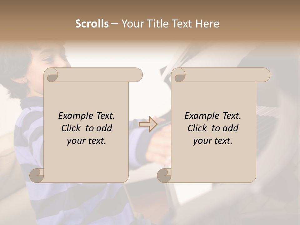 Person Casual Cheerful PowerPoint Template