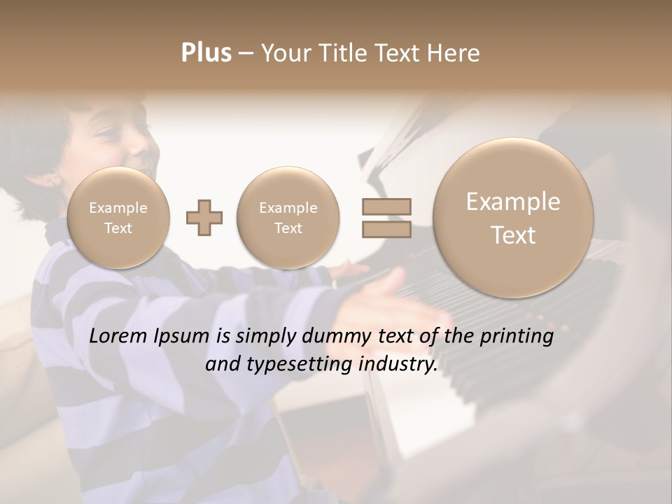 Person Casual Cheerful PowerPoint Template