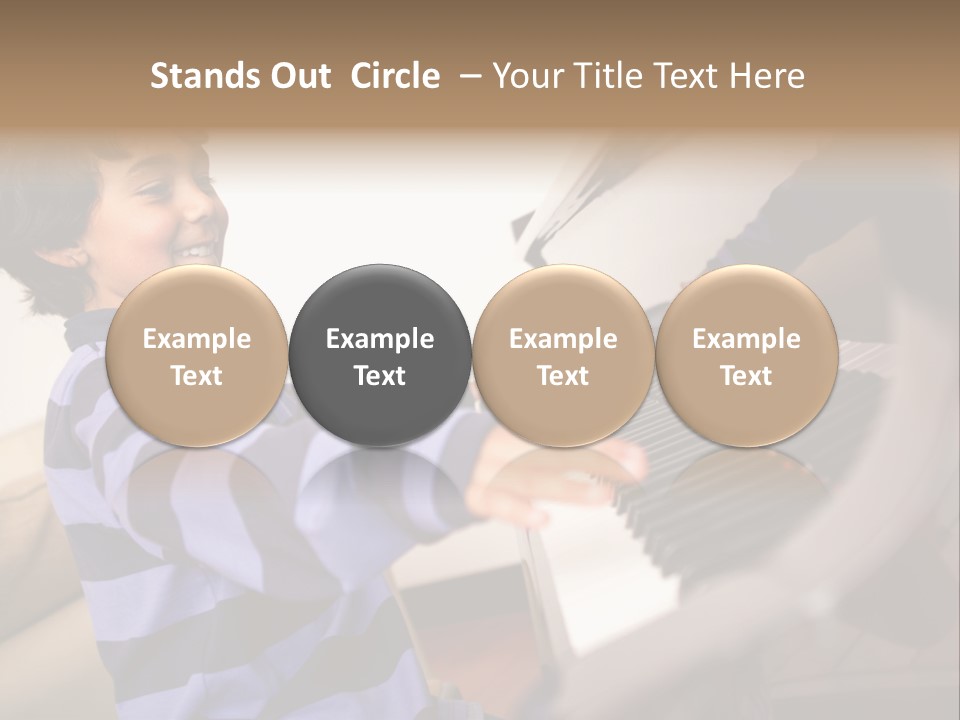 Person Casual Cheerful PowerPoint Template