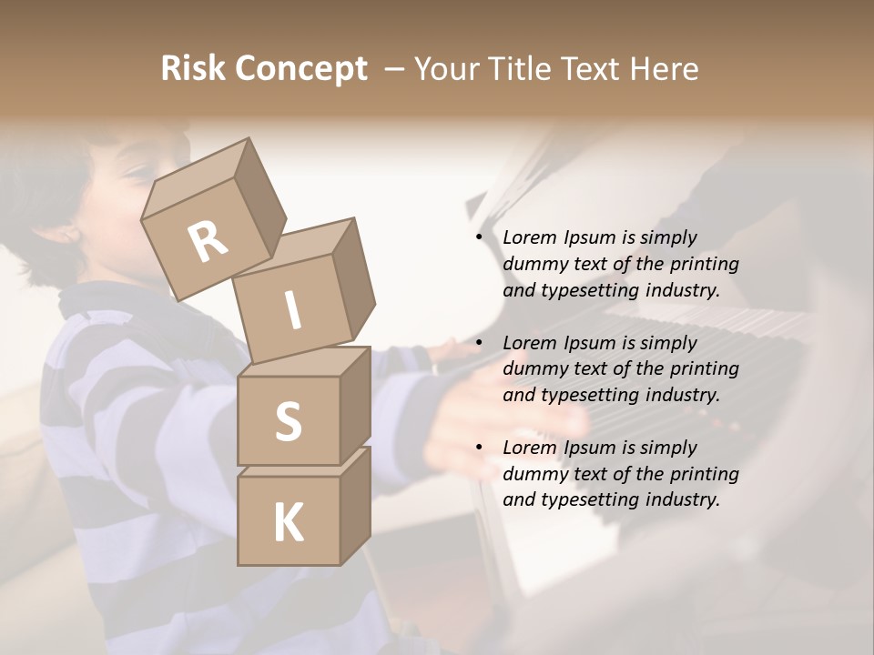 Person Casual Cheerful PowerPoint Template