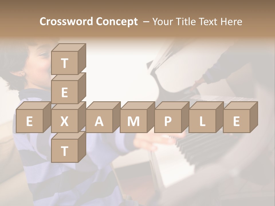 Person Casual Cheerful PowerPoint Template