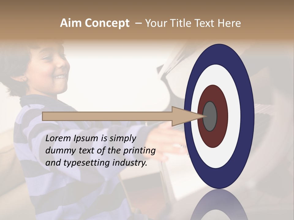 Person Casual Cheerful PowerPoint Template