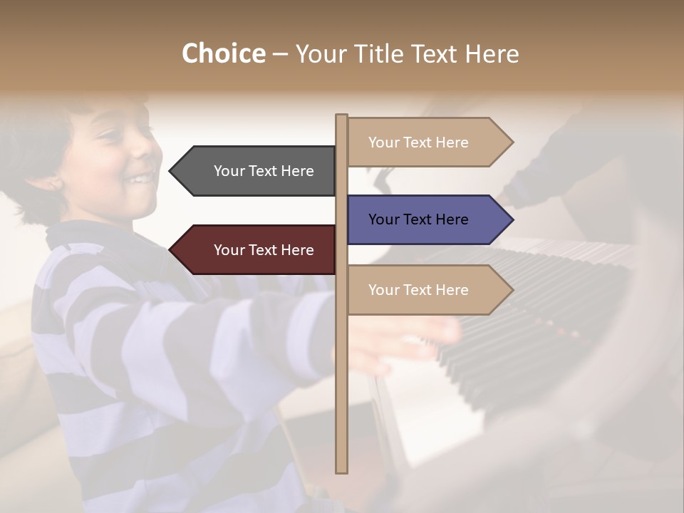 Person Casual Cheerful PowerPoint Template