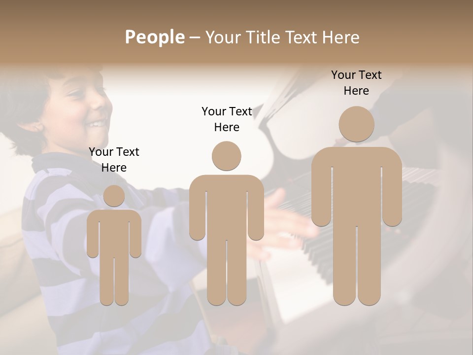 Person Casual Cheerful PowerPoint Template