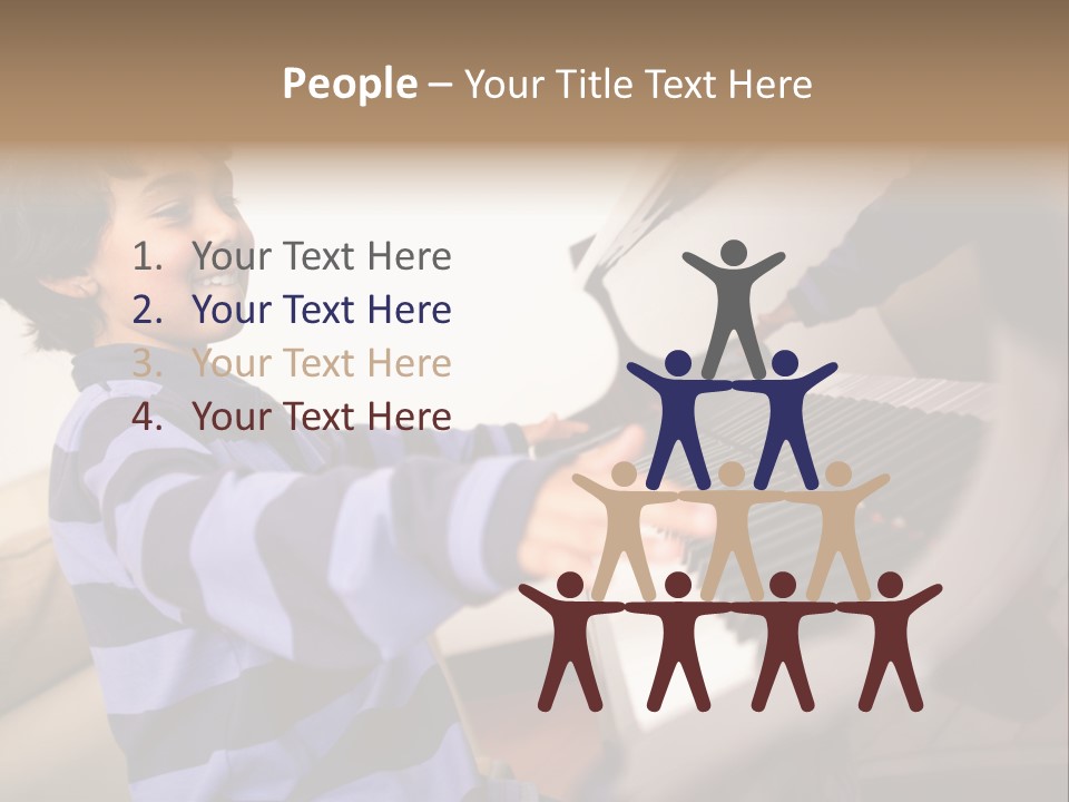 Person Casual Cheerful PowerPoint Template
