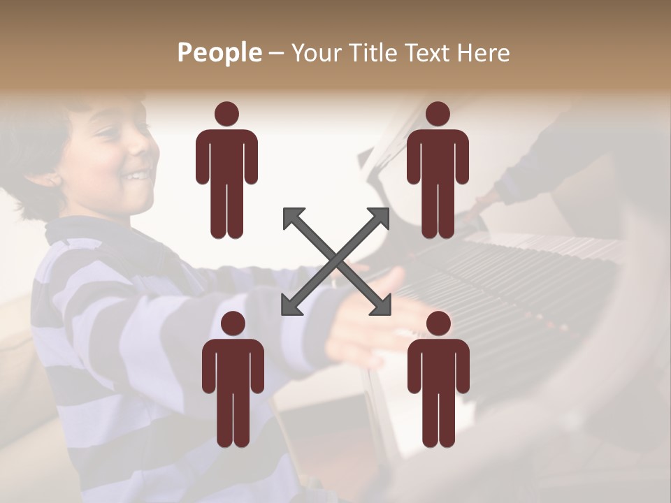 Person Casual Cheerful PowerPoint Template