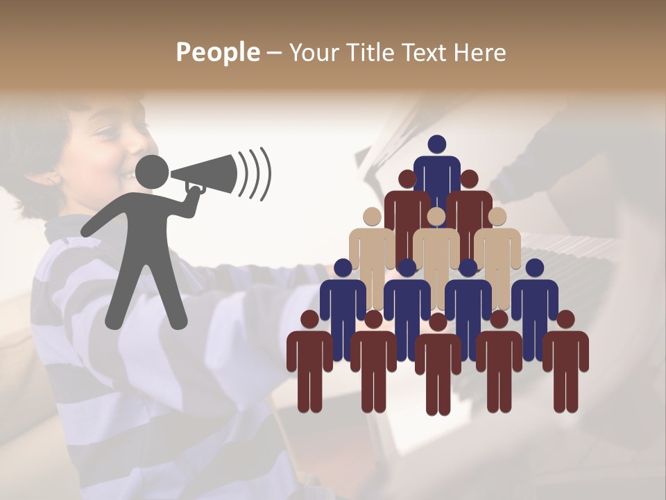 Person Casual Cheerful PowerPoint Template