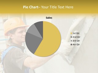 Workman Helmet Painter PowerPoint Template