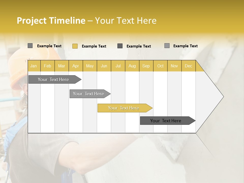 Workman Helmet Painter PowerPoint Template