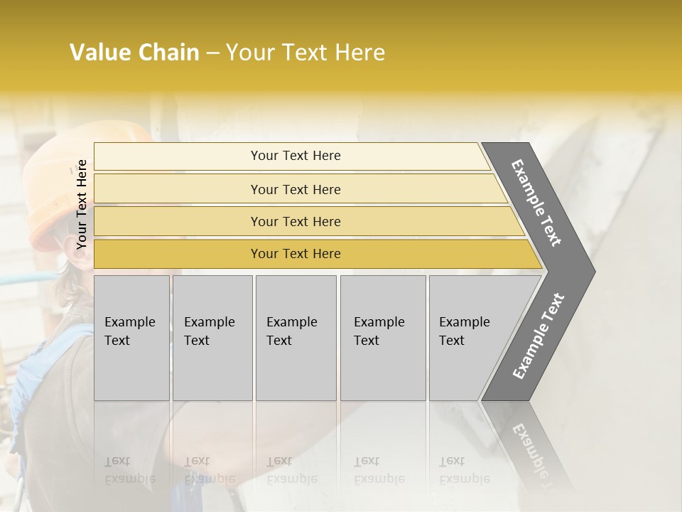 Workman Helmet Painter PowerPoint Template