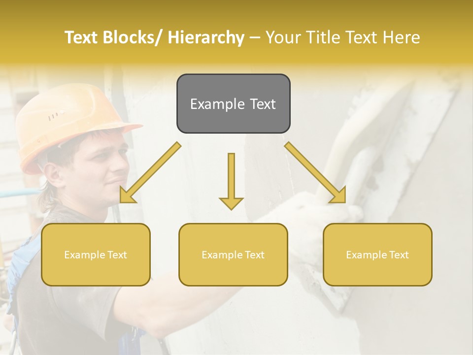 Workman Helmet Painter PowerPoint Template