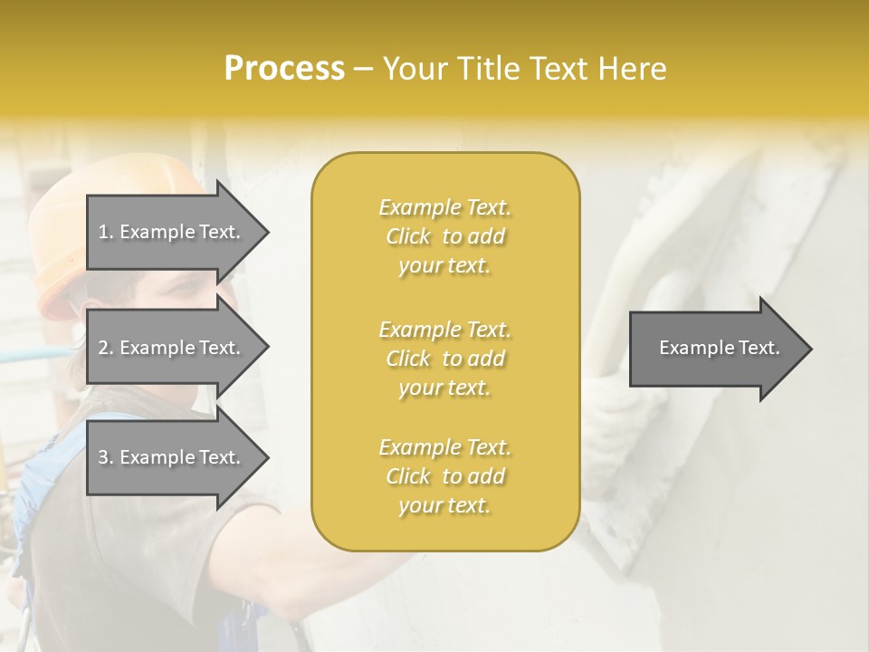 Workman Helmet Painter PowerPoint Template