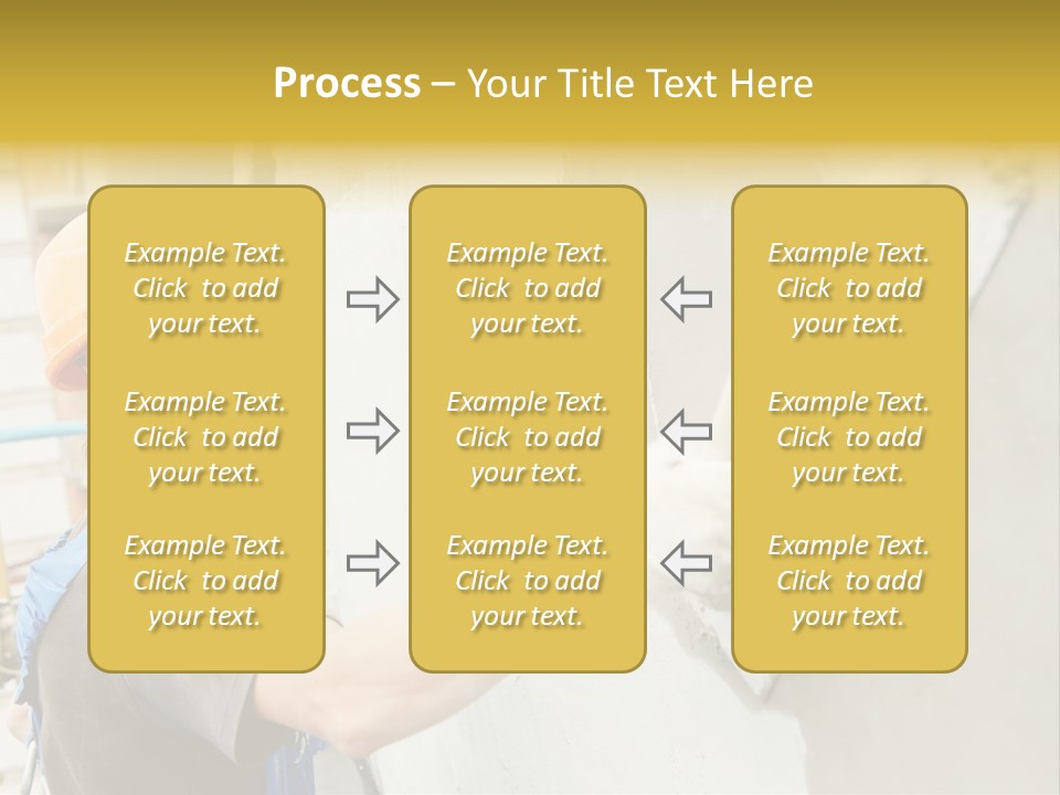 Workman Helmet Painter PowerPoint Template