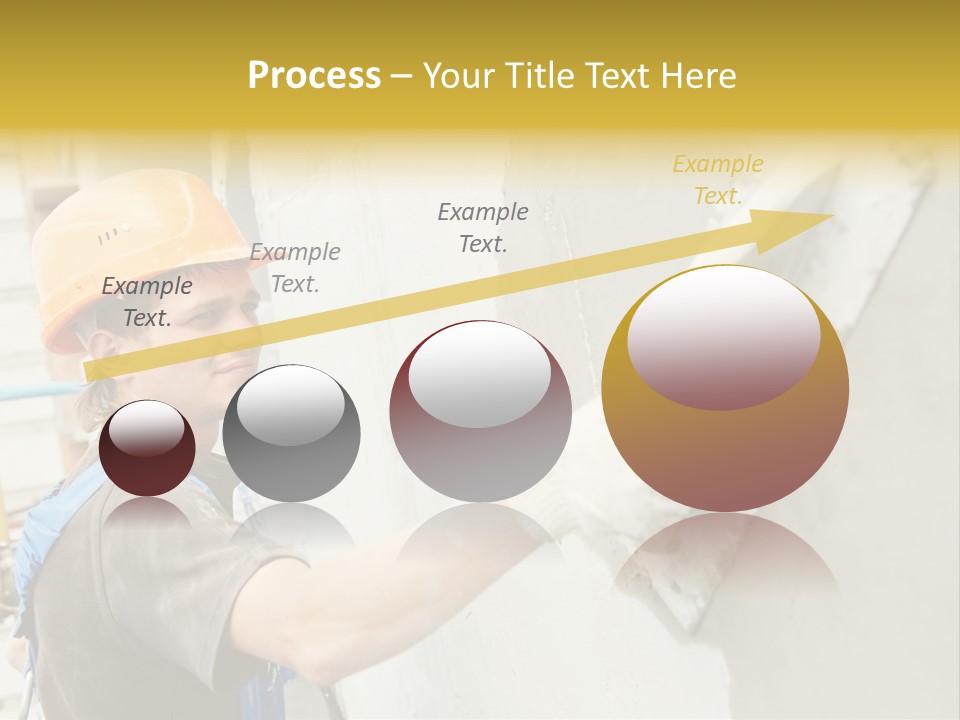 Workman Helmet Painter PowerPoint Template