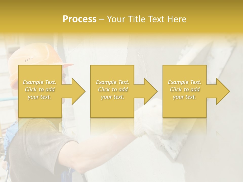 Workman Helmet Painter PowerPoint Template