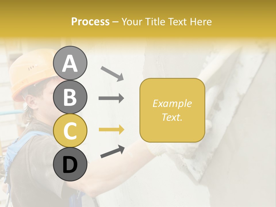 Workman Helmet Painter PowerPoint Template